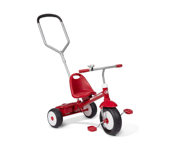 Radio Flyer Deluxe Steer and Stroll Toddler Tricycle