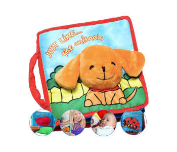 ToBe Ready For Life Premium Soft Baby Book First Year, Cloth Book